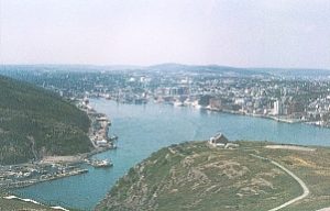 St. John's harbour from Signal Hill.